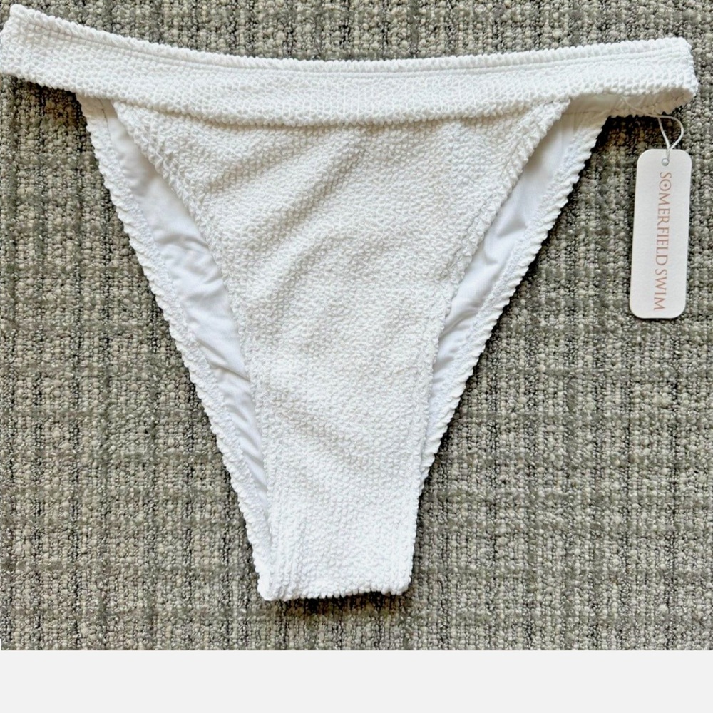 Somerfield Swim Classic White Bikini Bottom